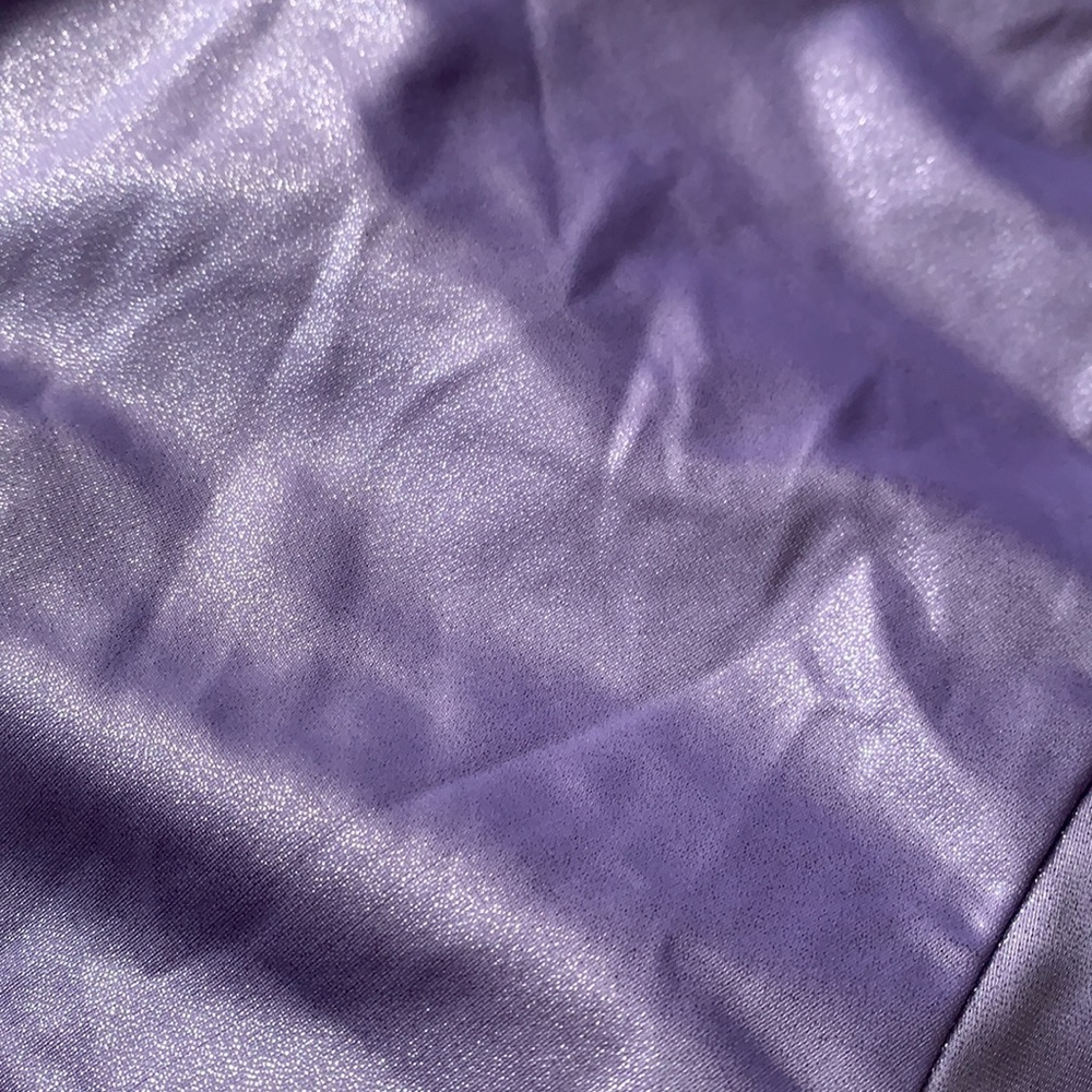 Shiny Ruched High Waisted Shorts - Picture 7 of 7